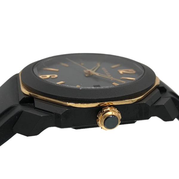 ブルガリ BVLGARI オクト ウルトラネロ BGOP41SG(103085) ピンクゴールド×ブラック SS/K18PG 自動巻き メンズ 腕時計