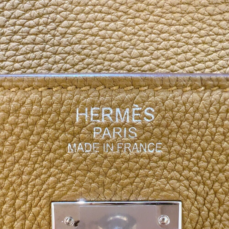 エルメス HERMES バーキン40 Y刻印 (2020年製) ブロンズドレ　シルバー金具 トゴ レディース ハンドバッグ