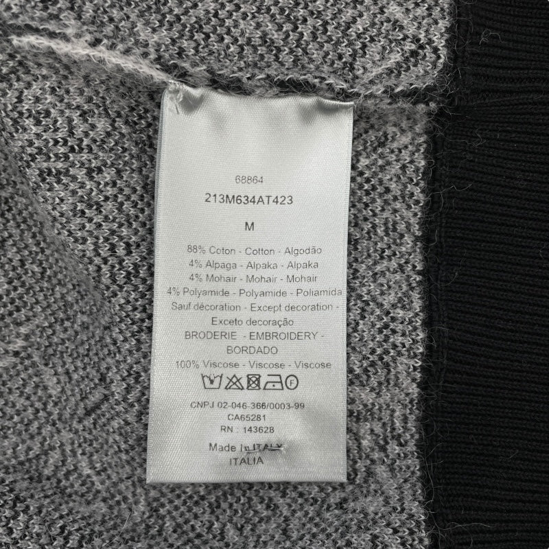 クリスチャン・ディオール Christian Dior ペイズリー柄ニット