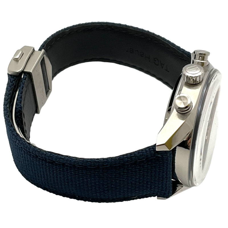 タグ・ホイヤー TAG HEUER カレラクロノグラフスキッパー CBS2213.FN6002 ブルー ステンレススチール メンズ 腕時計