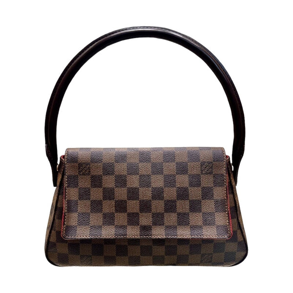 ルイ・ヴィトン LOUIS VUITTON ミニルーピングスペシャルオーダー N51158 ブラウン ダミエキャンバス レディース ハンドバッグ