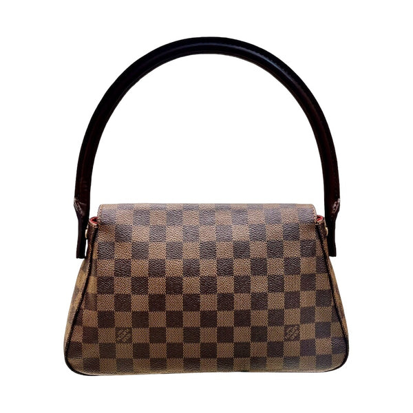 ルイ・ヴィトン LOUIS VUITTON ミニルーピングスペシャルオーダー N51158 ブラウン ダミエキャンバス レディース ハンドバッグ