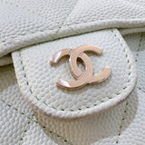 シャネル CHANEL マトラッセチェーンウォレット AP2569 ライトグリーン/ゴールド金具 キャビアスキン レディース ショルダーバッグ