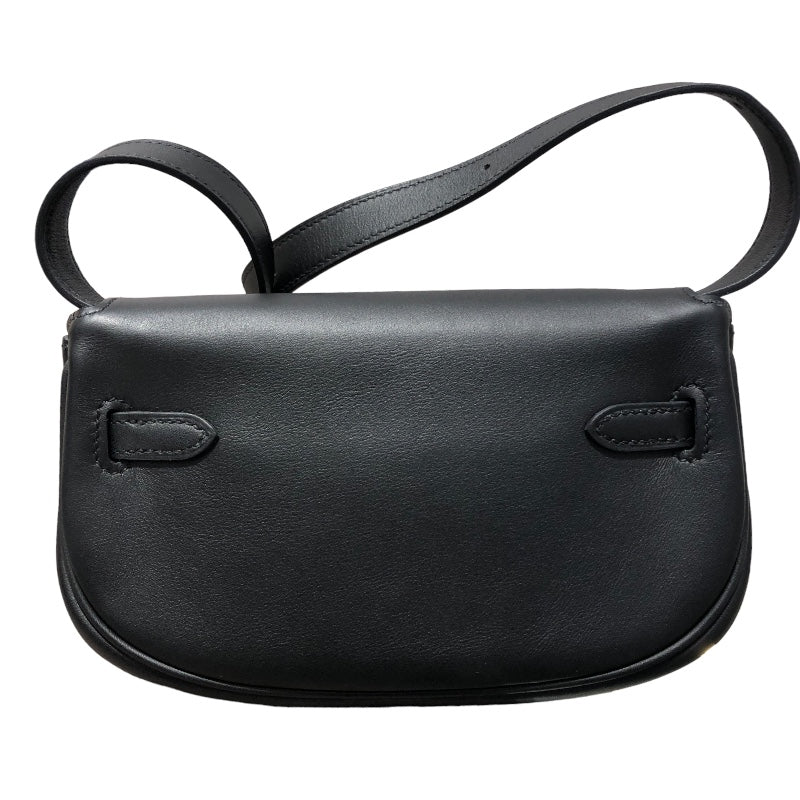 エルメス HERMES ケリームーブ B刻 ブラック/GD金具 スイフト レディース ウエストバッグ