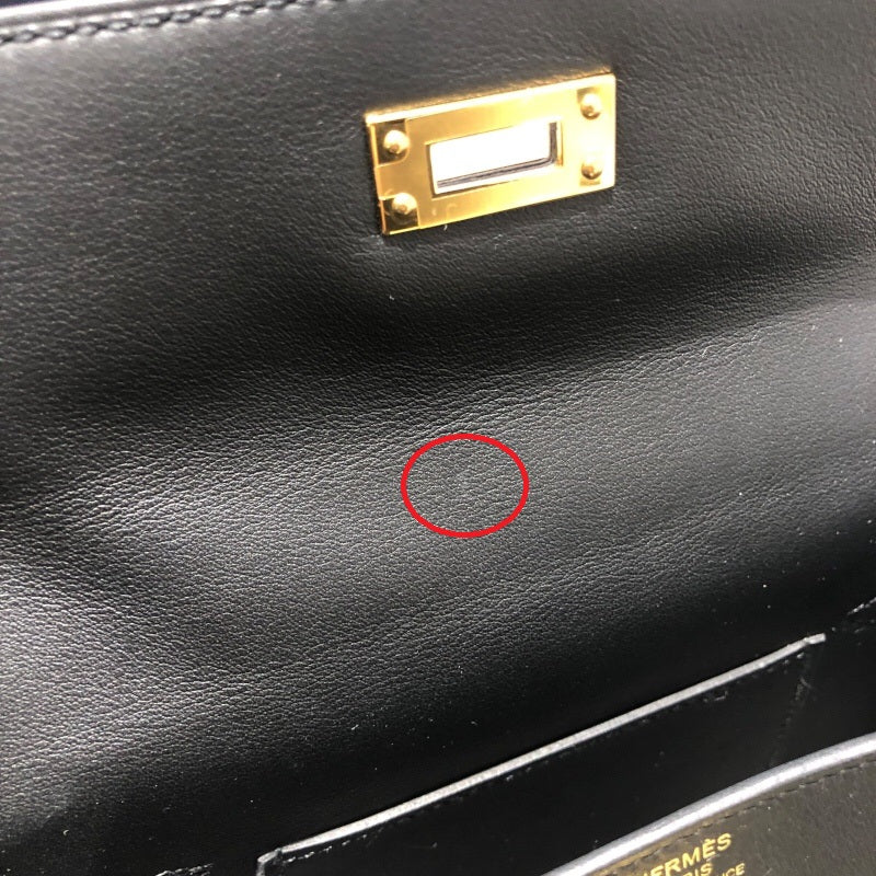 エルメス HERMES ケリームーブ B刻 ブラック/GD金具 スイフト レディース ウエストバッグ