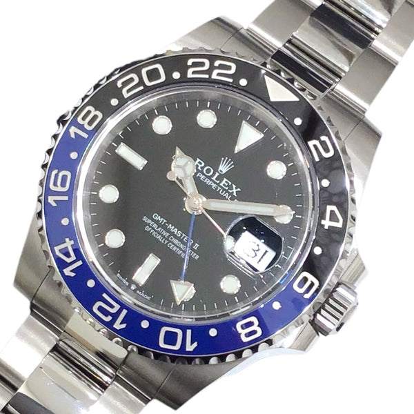 ロレックス ROLEX GMTマスター2 126710BLNR ブラック ブルー ステンレススチール SS メンズ 腕時計