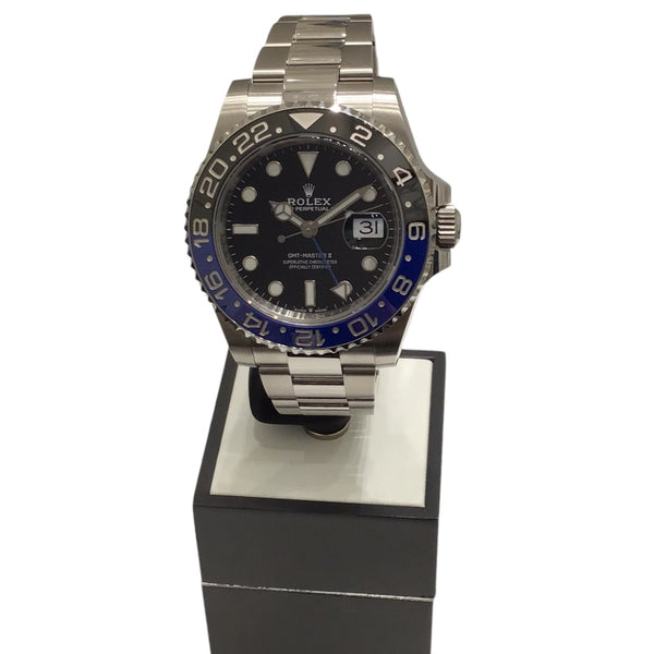 ロレックス ROLEX GMTマスター2 126710BLNR ブラック ブルー ステンレススチール SS メンズ 腕時計