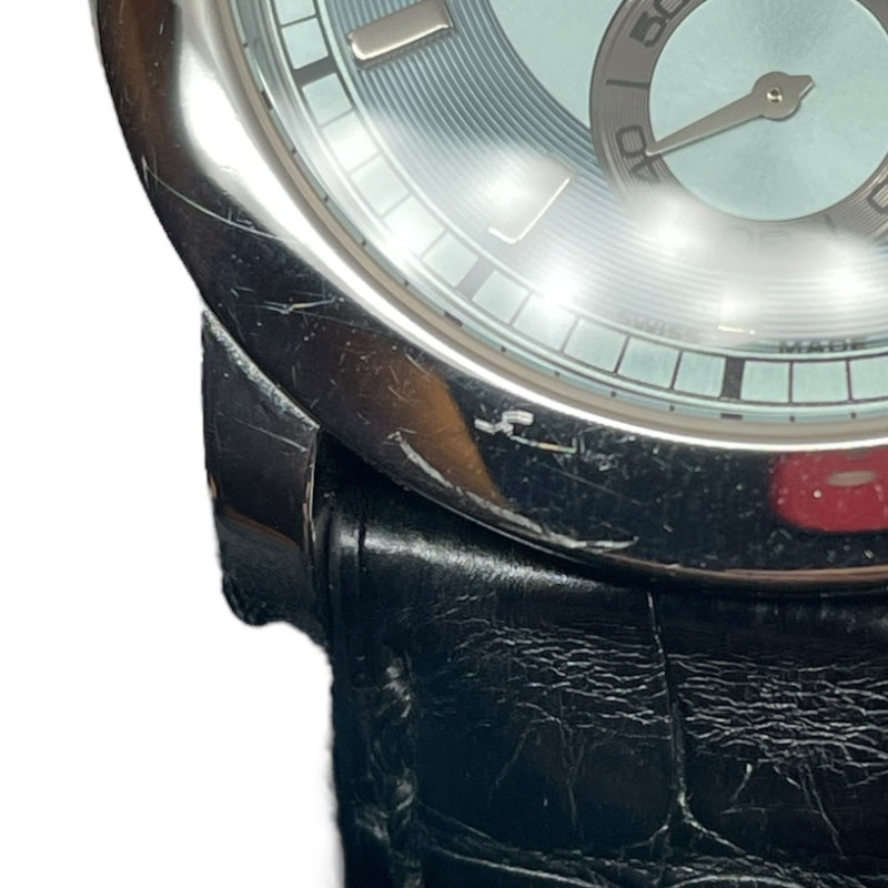 ロレックス ROLEX チェリーニチェリニウム 5241/6 アイスブルー Pt950/革ベルト（定革欠損） 手巻き メンズ 腕時計