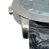 ロレックス ROLEX チェリーニチェリニウム 5241/6 アイスブルー Pt950/革ベルト（定革欠損） 手巻き メンズ 腕時計