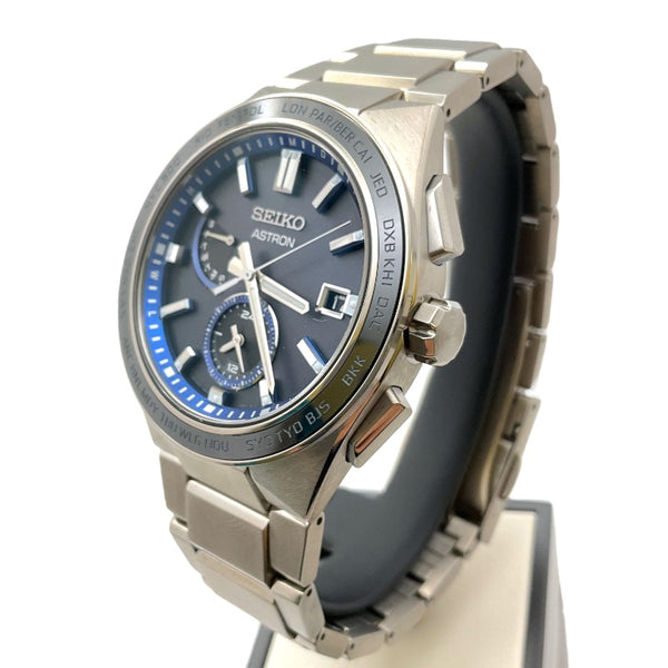 セイコー SEIKO アストロン ネクスタ- SBXY051 ネイビー チタン(ダイヤシールド加工) メンズ 腕時計
