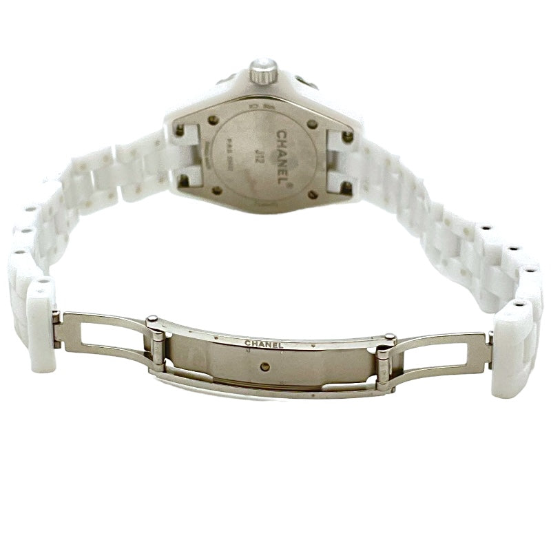 シャネル CHANEL J12 29mm ホワイトシェル H2570 ホワイトシェル セラミック/SS レディース 腕時計 |  中古ブランドリユースショップ OKURA(おお蔵)