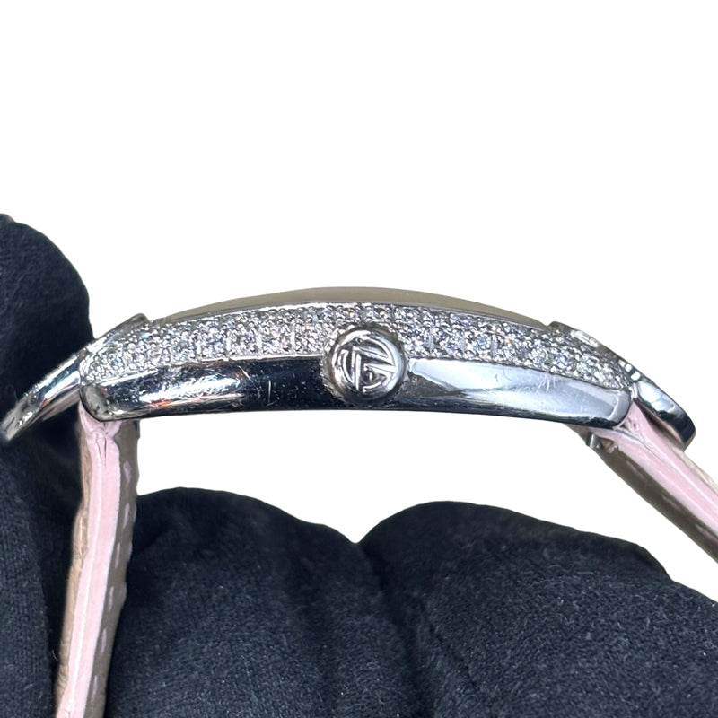 フランク・ミュラー FRANCK MULLER トノウカーベックス 1750S6HJ ピンク K18WG/純正ベルト/純正尾錠 手巻き レディース 腕時計