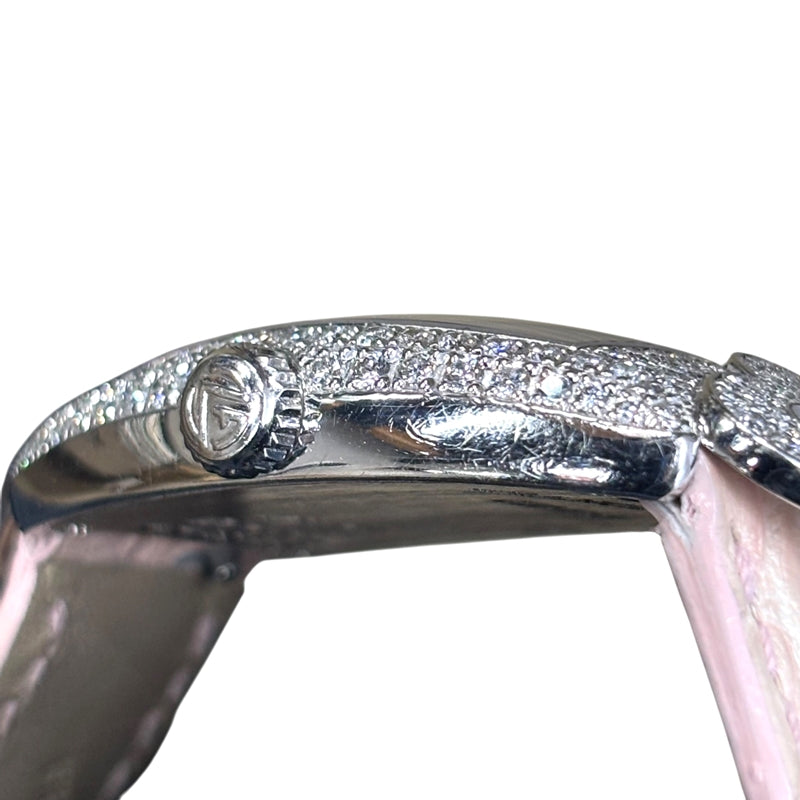 フランク・ミュラー FRANCK MULLER トノウカーベックス 1750S6HJ ピンク K18WG/純正ベルト/純正尾錠 手巻き レディース 腕時計