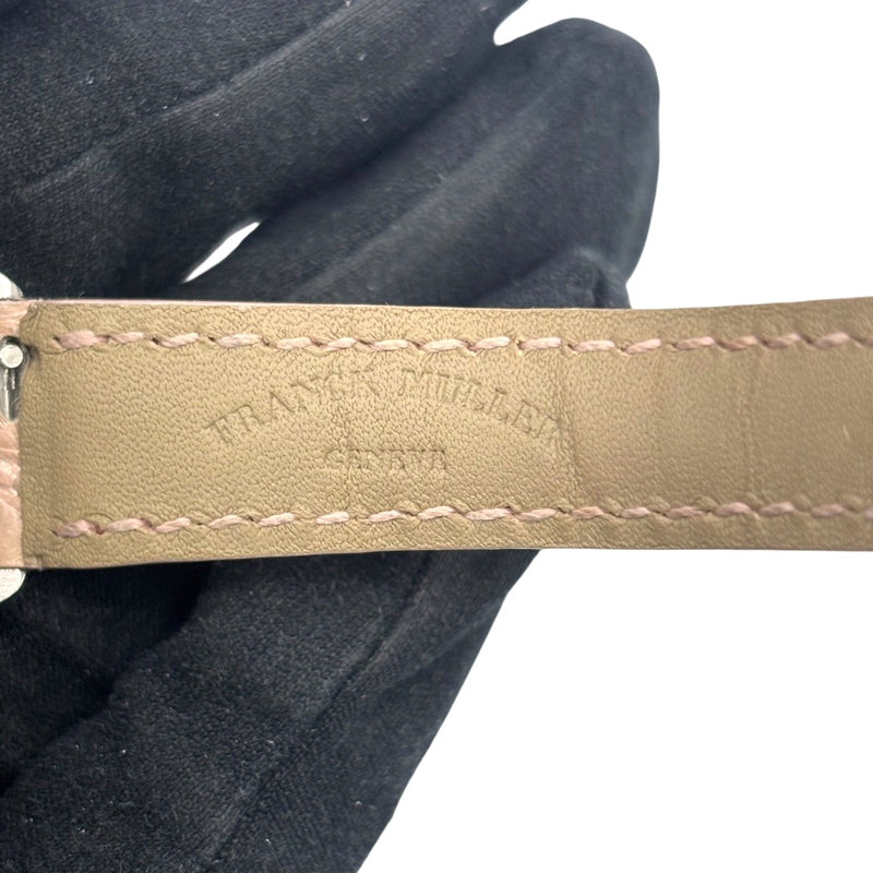 フランク・ミュラー FRANCK MULLER トノウカーベックス 1750S6HJ ピンク K18WG/純正ベルト/純正尾錠 手巻き レディース 腕時計