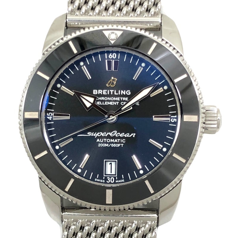 ブライトリング BREITLING スーパーオーシャンヘリテージ2 B20 AB2010 ブラック SS 自動巻き メンズ 腕時計