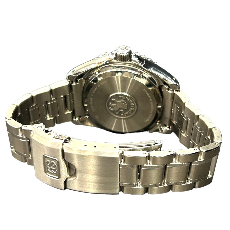 セイコー SEIKO グランドセイコー スポーツコレクション 9R スプリングドライブ ダイバーズウォッチ SBGA463 ブラック チタン チタン  自動巻き メンズ 腕時計