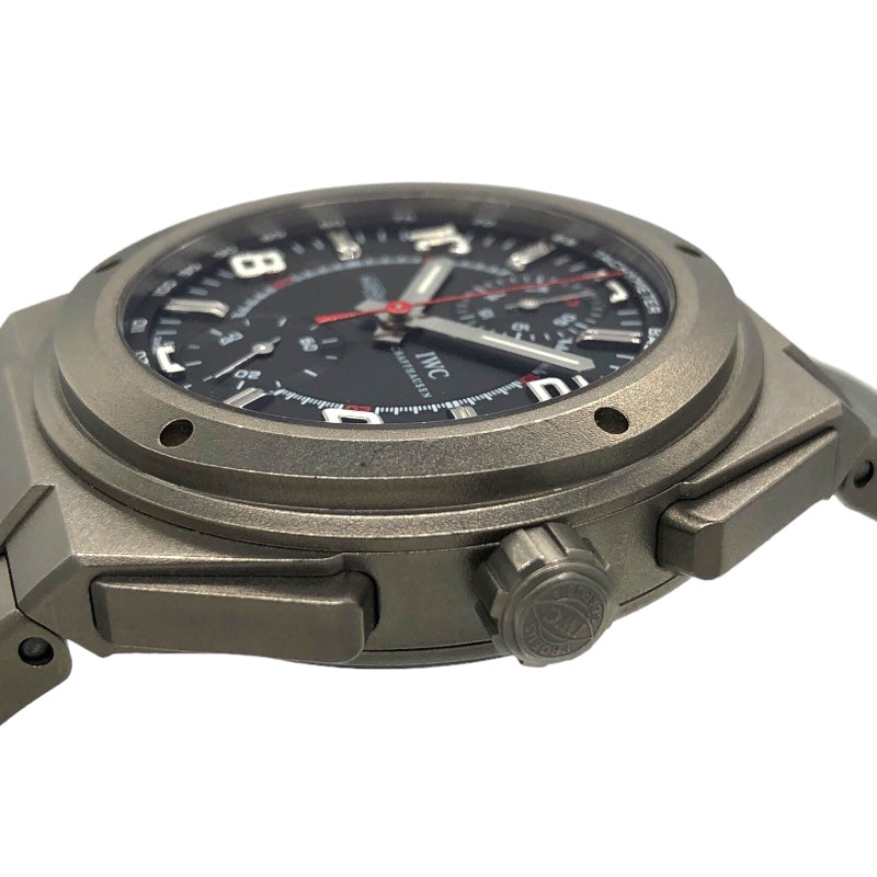 インターナショナルウォッチカンパニー IWC インジュニア クロノグラフ AMG IW372503 ブラック×ガンメタリック チタン 自動巻き メンズ 腕時計