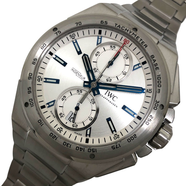 インターナショナルウォッチカンパニー IWC インヂュニア クロノグラフ レーサー IW378510 シルバー SS 自動巻き メンズ 腕時計