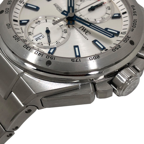 インターナショナルウォッチカンパニー IWC インヂュニア クロノグラフ レーサー IW378510 シルバー SS 自動巻き メンズ 腕時計