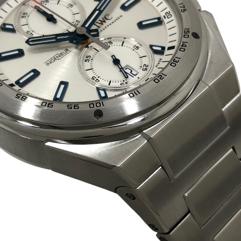 インターナショナルウォッチカンパニー IWC インヂュニア クロノグラフ レーサー IW378510 シルバー SS 自動巻き メンズ 腕時計