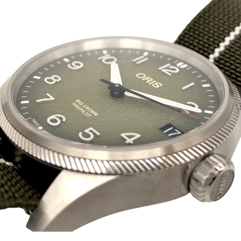 オリス ORIS オカバンゴ　エアレスキュー　リミテッドエディション 0175177614187 シルバー ステンレススチール メンズ 腕時計