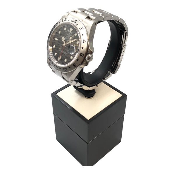 ロレックス ROLEX エクスプローラー2 Y番 16570 ブラック ステンレススチール メンズ 腕時計