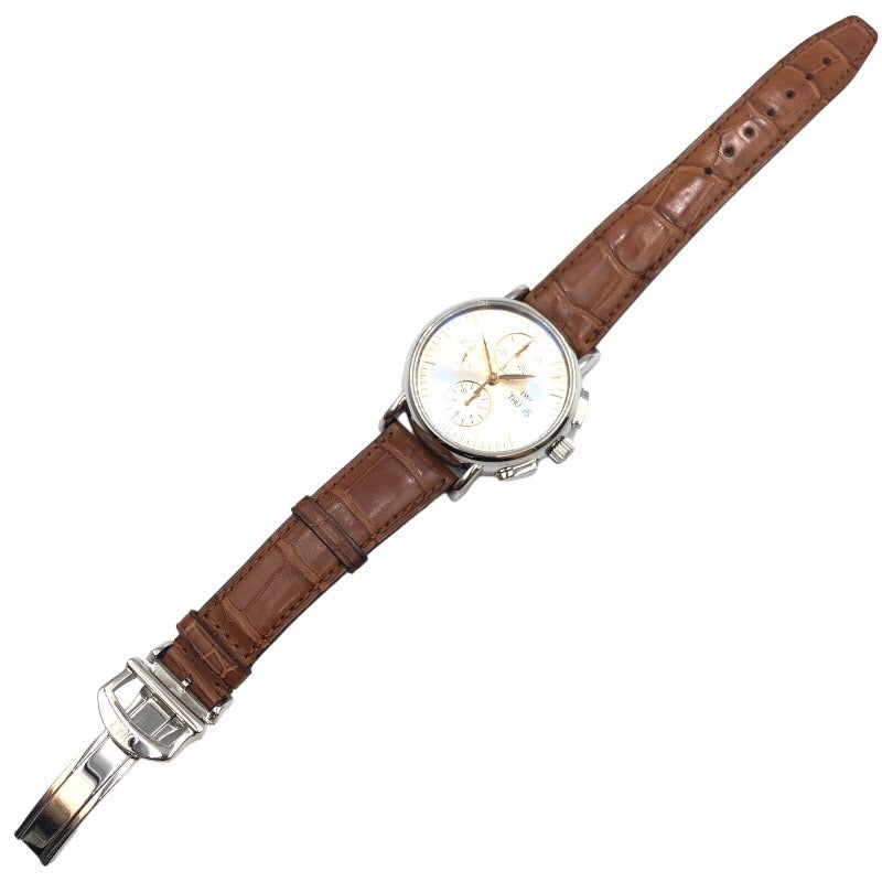 インターナショナルウォッチカンパニー IWC ポートフィノクロノ IW378302 シルバー ステンレススチール 自動巻き メンズ 腕時計