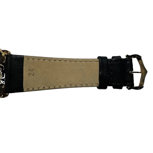 カルティエ Cartier ロンド ルイ カルティエ XL W6801004 シルバー K18PG/革ベルト（社外品） 手巻き メンズ 腕時計