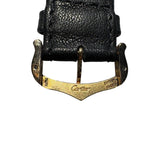 カルティエ Cartier ロンド ルイ カルティエ XL W6801004 シルバー K18PG/革ベルト（社外品） 手巻き メンズ 腕時計