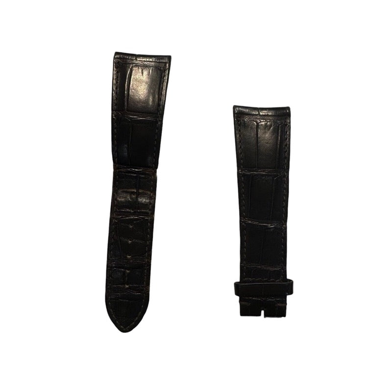 カルティエ Cartier ロンド ルイ カルティエ XL W6801004 シルバー K18PG/革ベルト（社外品） 手巻き メンズ 腕時計