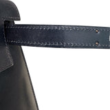 エルメス HERMES ケリー28 外縫い 〇X刻印 ブラック/GD金具 ボックスカーフ レディース ハンドバッグ