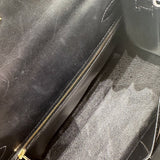 エルメス HERMES ケリー28 外縫い 〇X刻印 ブラック/GD金具 ボックスカーフ レディース ハンドバッグ