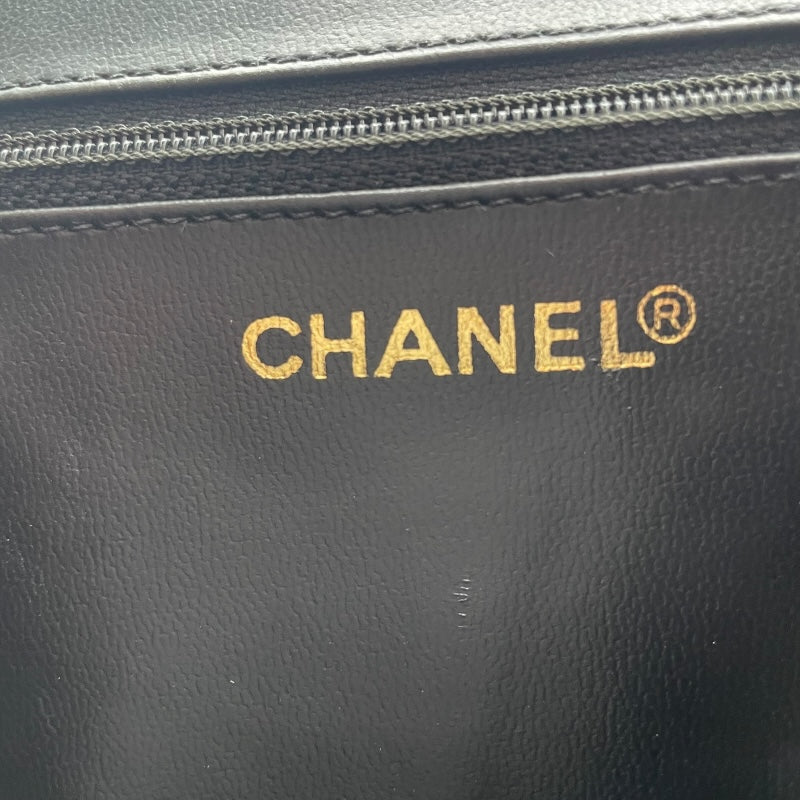 シャネル CHANEL 2WAY バニティバッグ A01999 ブラック GD金具 キャビア レディース ショルダーバッグ