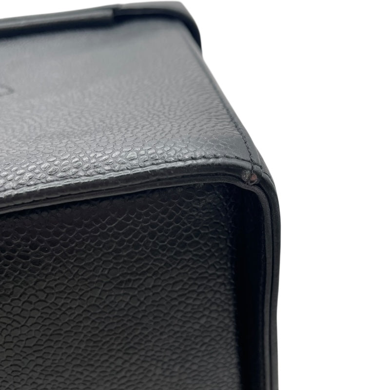 シャネル CHANEL 2WAY バニティバッグ A01999 ブラック GD金具 キャビア レディース ショルダーバッグ