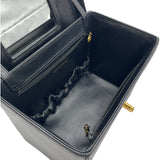 シャネル CHANEL 2WAY バニティバッグ A01999 ブラック GD金具 キャビア レディース ショルダーバッグ
