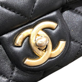 シャネル CHANEL ミニマトラッセ18 AS2379 ブラック/GD金具 ラムスキン レディース ショルダーバッグ