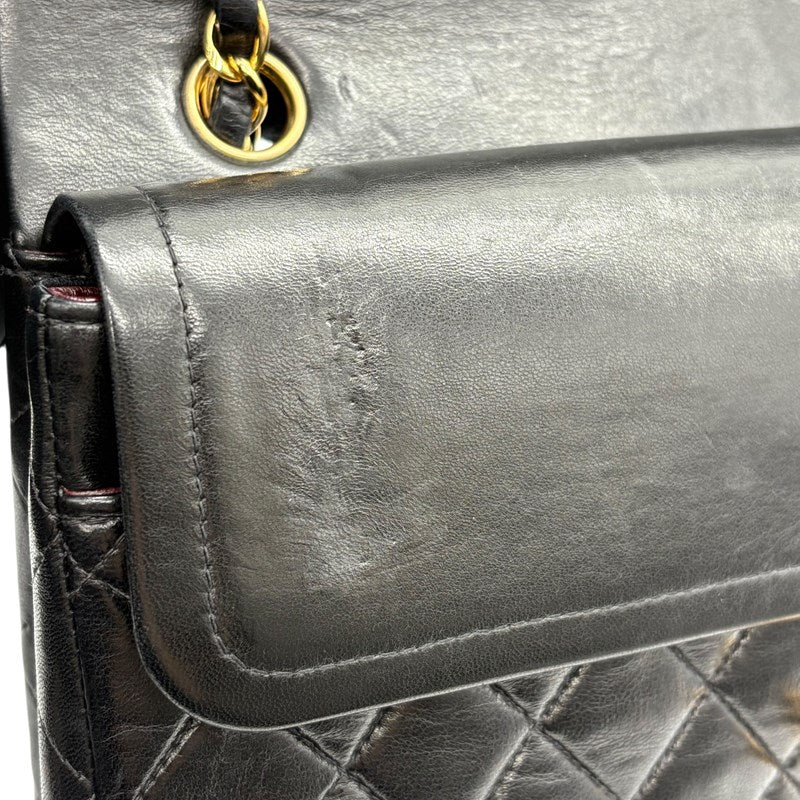 シャネル CHANEL マトラッセ25 A01112 ブラック ゴールド金具 ラムスキン レディース ショルダーバッグ
