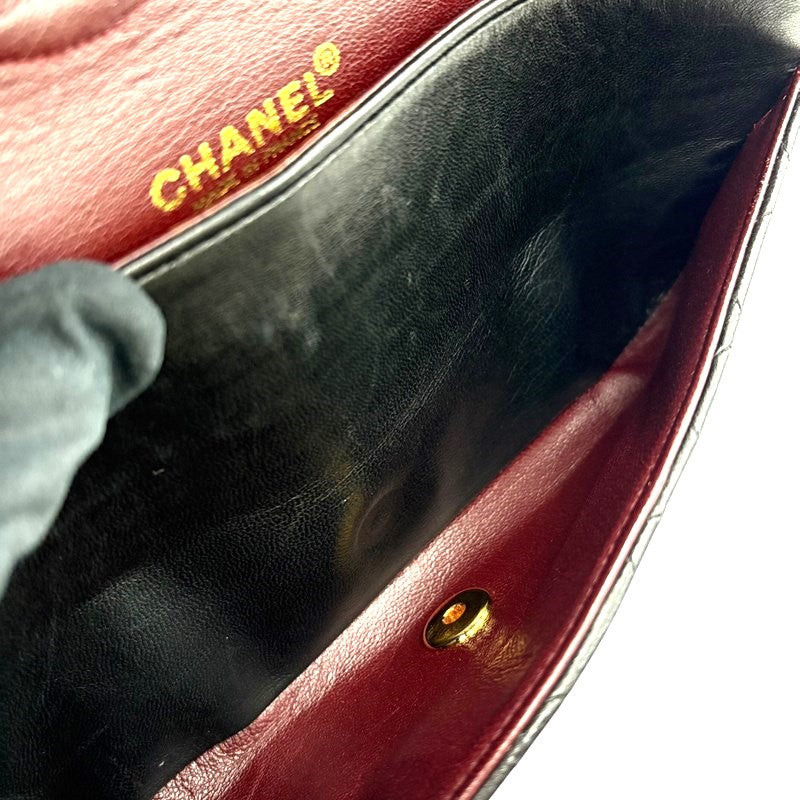シャネル CHANEL マトラッセ25 A01112 ブラック ゴールド金具 ラムスキン レディース ショルダーバッグ