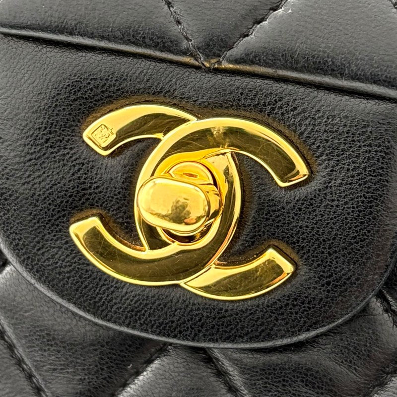 シャネル CHANEL マトラッセ25 A01112 ブラック ゴールド金具 ラムスキン レディース ショルダーバッグ