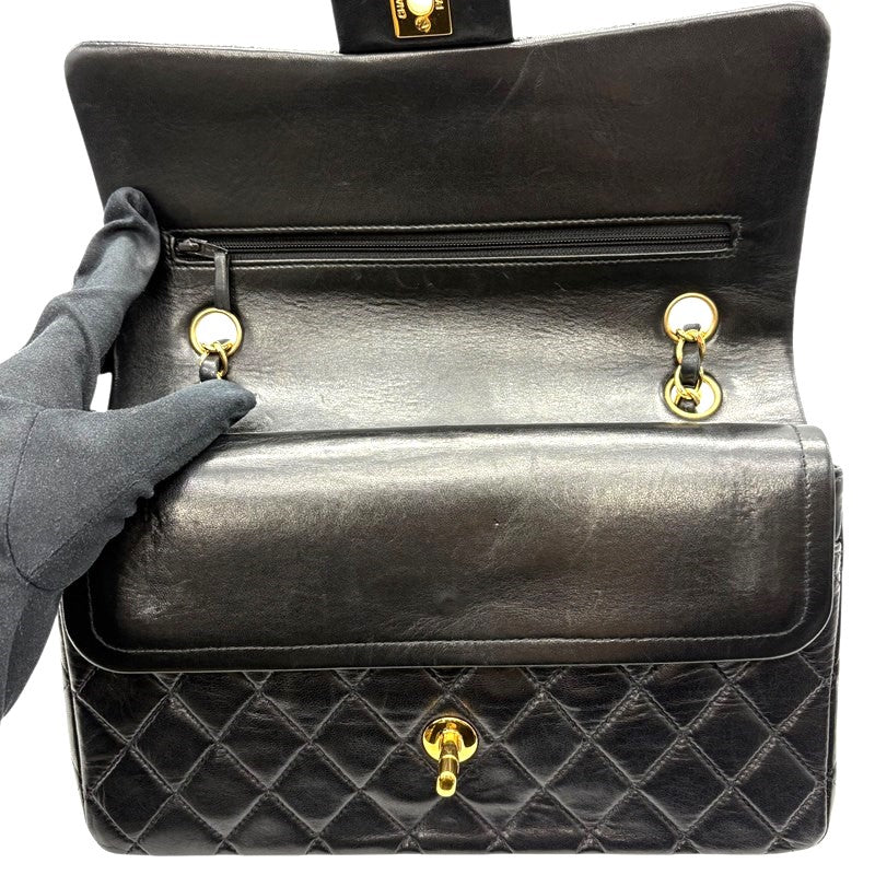 シャネル CHANEL マトラッセ25 A01112 ブラック ゴールド金具 ラムスキン レディース ショルダーバッグ