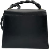 シャネル CHANEL ツイストショルダーバッグ 5番台 ブラック　GD金具 キャビア レディース ショルダーバッグ