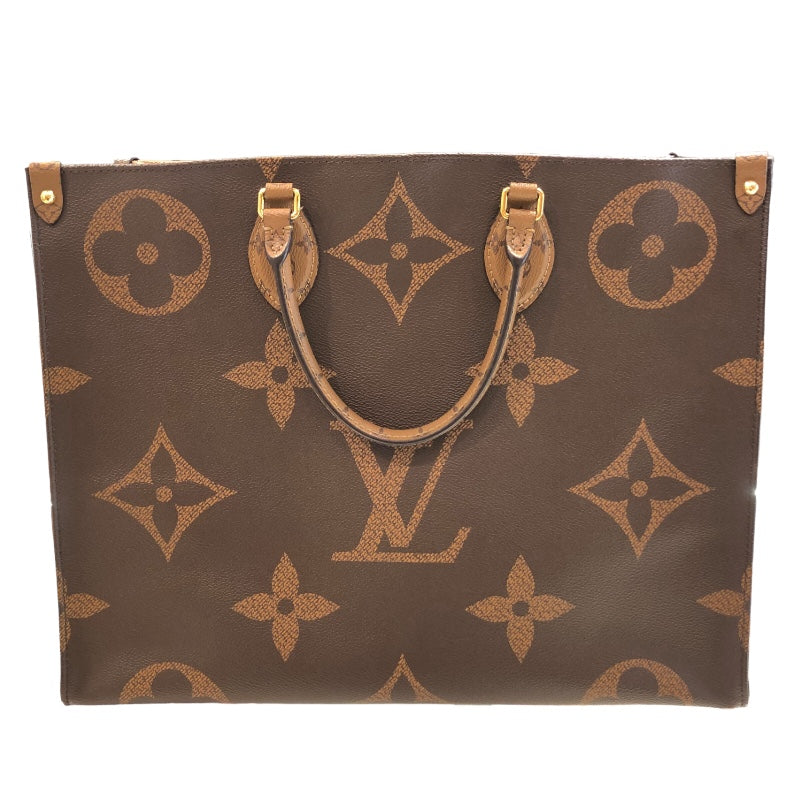 ルイ・ヴィトン LOUIS VUITTON オンザゴーGM M45320 モノグラム・ジャイアント・リバース レディース ハンドバッグ