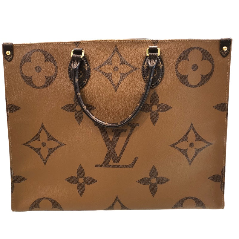 ルイ・ヴィトン LOUIS VUITTON オンザゴーGM M45320 モノグラム・ジャイアント・リバース レディース ハンドバッグ