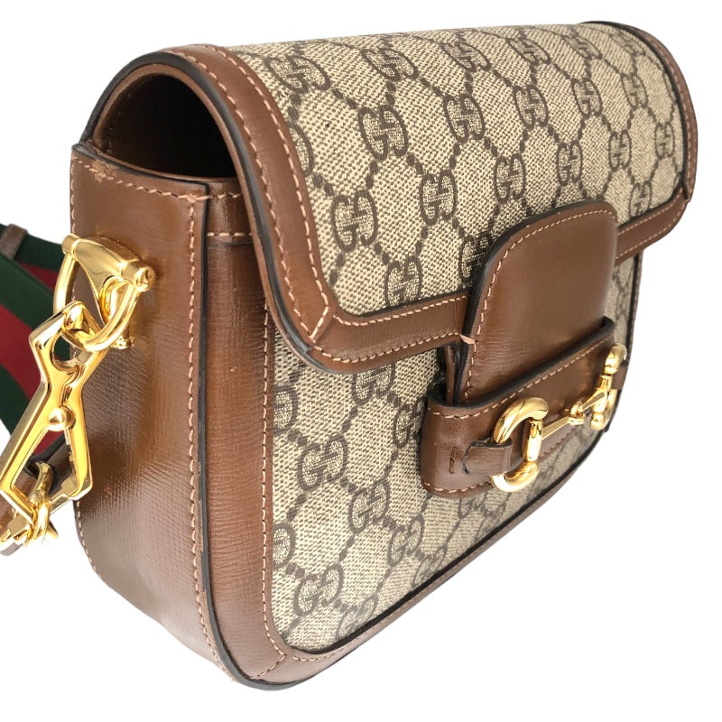 グッチ GUCCI ホースビット1955 ミニバッグ 658574 ベージュ GGスプリームキャンバス / レザー レディース ショルダーバ |  中古ブランドリユースショップ OKURA(おお蔵)