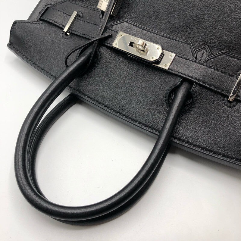 エルメス HERMES バーキン30 ブラック×SV金具 スイフト　□M刻 レディース ハンドバッグ