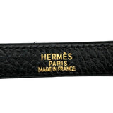 エルメス HERMES ケリー32 外縫い □A刻印 ブラック ゴールド金具 アルデンヌ レディース ハンドバッグ