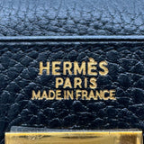 エルメス HERMES ケリー32 外縫い □A刻印 ブラック ゴールド金具 アルデンヌ レディース ハンドバッグ