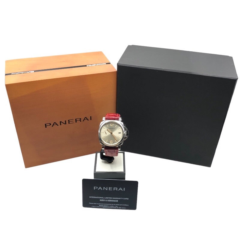 パネライ PANERAI ルミノール　ドゥ　38mm PAM01248 SS メンズ 腕時計