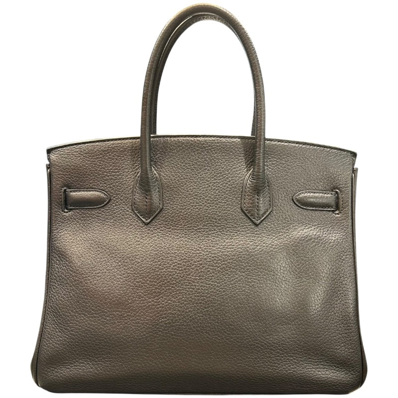 エルメス HERMES バーキン30 T刻 ブラック ゴールド金具 トリヨン レディース ハンドバッグ