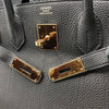 エルメス HERMES バーキン30 D刻印 ブラック ゴールド金具 トゴ　 レディース ハンドバッグ